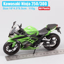 1/12 automaxx 2013 Kawasaki Ninja 250R SE 300 carrera escala motocicleta juguete deportes bicicleta Diecast y vehículos de juguete modelos juguetes réplicas