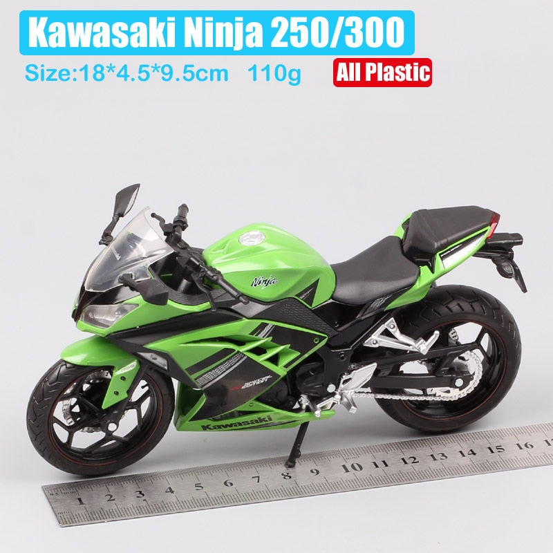1/12 automaxx 2013 Kawasaki Ninja 250R SE 300 race scale Motorcycle toy sports bike Diecasts & Toy Vehicles models toys Replicas