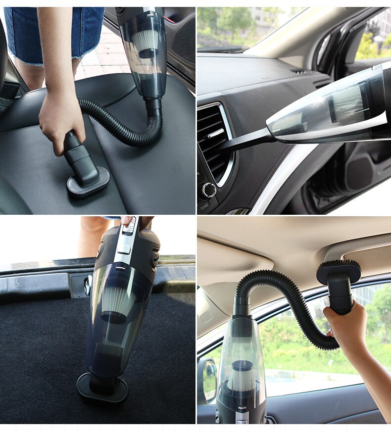 Aspirador inalámbrico de mano para Coche, Aspirador portátil autobiótico potente inalámbrico para el hogar, Aspirador de gran potencia para Coche