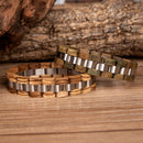 Bobo Bird Wooden Men Bracelet for Women Jewelry 2020 Stainless Steel Bracelet Handmade Couple Bracelets Lovers Homme Gift