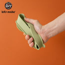 Hagamos 1 Juego de almohadillas antideslizantes para alimentación de bebés, ventosa de dos caras, tazón de alimentación de silicona para niños, posavasos para niños