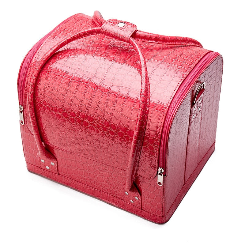 Large Capacity Cosmetics Bags Case Makeup Bag Fashion Waterproof Multi-layer Organizer Professional Women Cosmetic Storage Bag