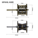 GBC200 142g ultraligero fibra de carbono BFS Baitcasting carrete de pesca carrete doble cebo de pesca carrete de fundición suave carrete de pesca UL