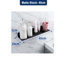 Bathroom Shelves Holder Kitchen Faucet Storage Shelf Wall Mount Shower Storage Rack Decor Shampoo Organizer For Home Improvement