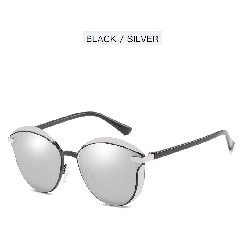 Ravenisa Luxury Polarized Sonnenbrille Damen Runde Sonnenbrille Damen lunette de soleil femme