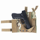 OneTigris Tactical Gun Holster Molle Modular Belt Pistolenholster für Rechtshänder Glock 17 19 22 23 31 32 34 35