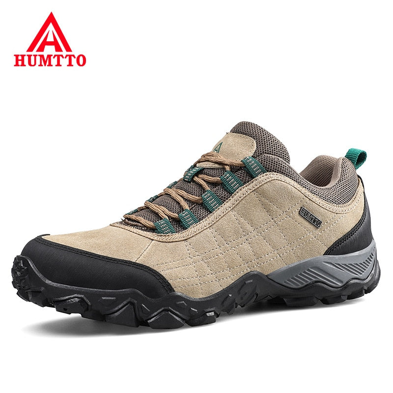 Humtto Neue Ankunft Leder Wanderschuhe Verschleißfeste Outdoor Sport Herren Schuhe Schnürschuhe Herren Klettern Trekking Jagd Turnschuhe