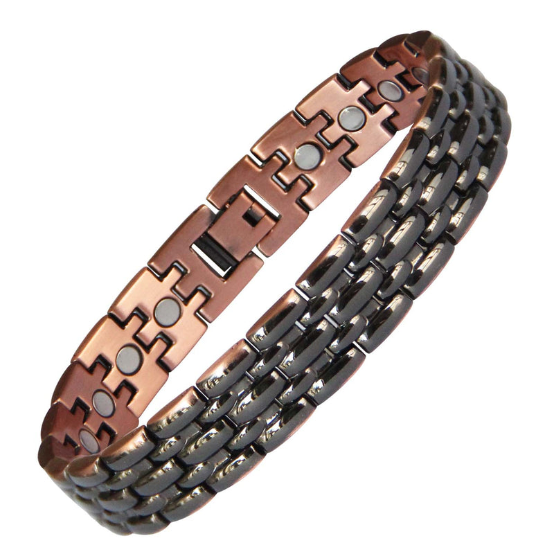 Oktrendy Pure Copper Magnetic Pain Relief Bracelet For Men Therapy Magnets Bangle Link Chain Women Health Care Jewelry Wholesale