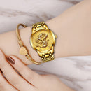 LIGE, relojes para mujer, reloj de moda para mujer, reloj clásico para mujer 2022, reloj de pulsera dorado de cuarzo con diamantes de marca de lujo, regalo para mujer + caja