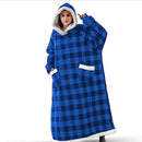 Super Long Hoodie Blankets Winter Oversized Hoodies Sweatshirt Women Men Christmas Hooded Blankets Pullover Giant TV Blanket
