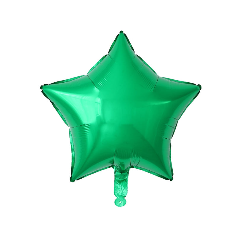 50 Uds. De Globos de aluminio con forma de corazón de estrella de 18 pulgadas, Globos inflables de helio, decoraciones para fiesta de cumpleaños, Globos de compromiso de boda para niños