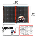 Dokio 100W 18V Flexible Black Solar Panels China Foldable 12V Controller 100 Watt Panels Solar For Car Battery