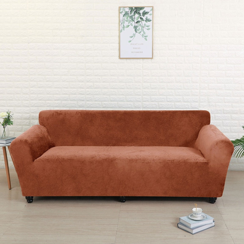Funda de sofá de terciopelo Funda de sofá elástica Funda de sofá para sala de estar sofá de esquina en forma de L Funda de sofá housse canape dangle