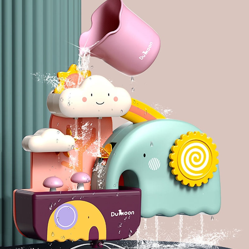 Bath Toys Pipeline Water Spray Shower Game Elephant Bird Bath Baby Toy Children Bathroom Bathing Shower Kids Toy Gifts