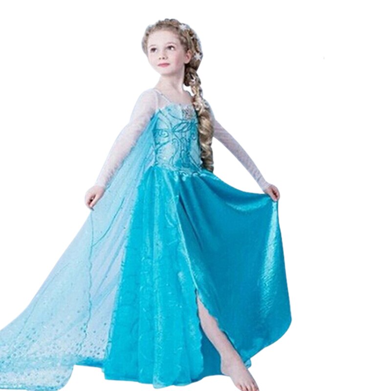 Mädchen Cosplay Kleid für Kinder Prinzessin Kostüm Halloween Party Dress Up Kinder Verkleidung Fantasia Robe Fille