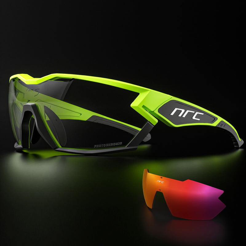2022 NRC P-Ride Photochromic Cycling Glasses man Mountain Bike Bicycle Sport Cycling Sunglasses MTB Cycling Eyewear woman