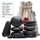 Tontin Hot Stone Massage Set Heater Relieve Stress SPA Solan Health Care Lava Basalt round massage tool Stones CE RoSH