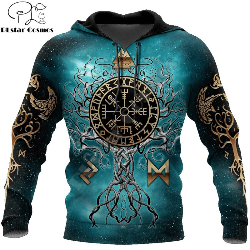Yggdrasil - Norse Tree Of Life Viking symbol 3D Printed Hoodie Harajuku Streetwear Pullover Unisex Casual Jacket Tracksuit