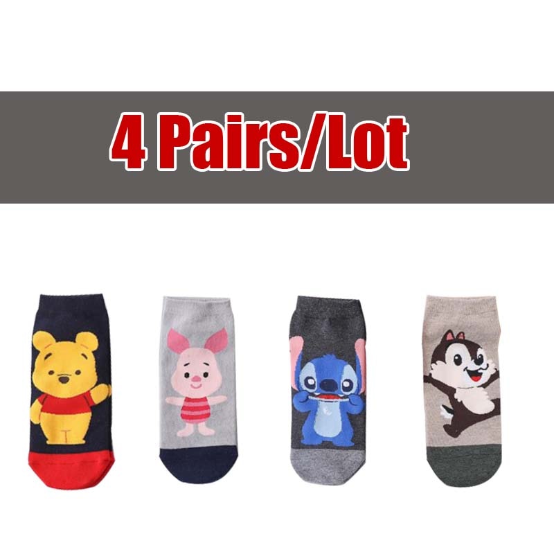 5 Paar/Los Frauen Socken Casual Korea Cartoon Tier Socken Baumwolle Nettes Mädchen lustige Maus Ente Söckchen Größe 35-41 Dropshipping
