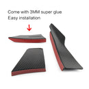 6pcs Carbon Fiber Car Styling Accessories Front Bumper Lip Fin Splitter Spoiler Canard Sticker Fit for BMW F80 M3 For BMW F82 M4