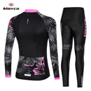 Mieyco Anti-UV Spring Women Cycling Set Polyester Bicycle Cycling Wear Cycling Bike Clothes Cycling Jersey Set ciclismo feminino