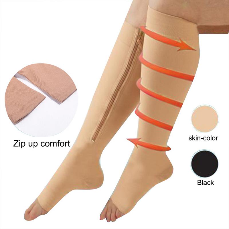 Men Burn Fat Zipper Socks Compression Slim Sleeping Beauty Leg Shapper Socks Prevent Varicose Veins Sport Socks for JACKSON DIAS