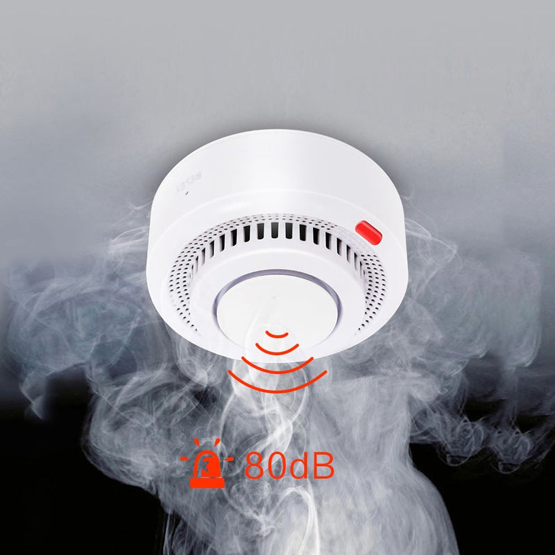 AVATTO Smart WiFi Rauchmelder, Feueralarm Temperaturmelder Sensor Home Security System funktioniert mit Tuya Smart Life APP