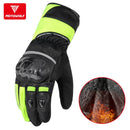 Waterproof Motorcycle Gloves Winter Warm Invierno Windproof Reflective Antislip Touch Operate Long Riding Gloves Gant Moto Luvas