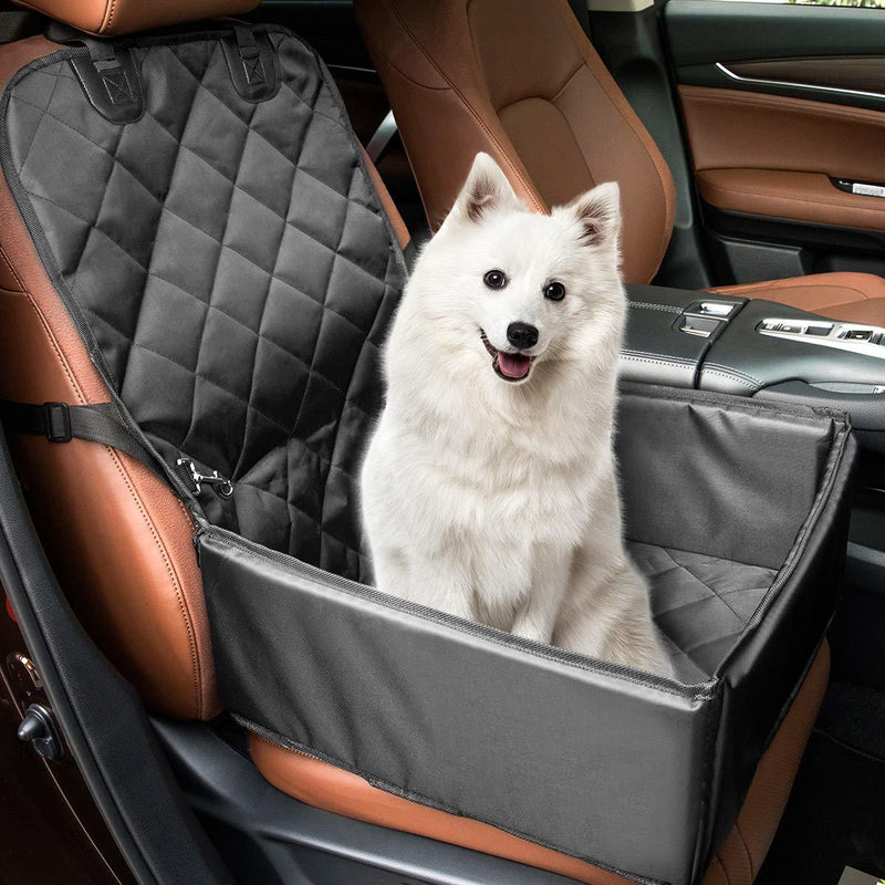 Dog pad hammock cover with seat belt for Dodge car