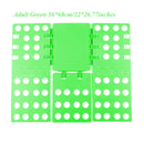 Adult Kid Clothes Folder Plastic Clothing Folding Board T Shirts Folder Easy and Fast Closet Organizer Mom Quick Clothes Holder