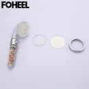 FOHEEL Shower Head Adjustable 3 Mode Shower Head Hand Shower High Pressure Water Saving One Button To Stop Water Shower Heads
