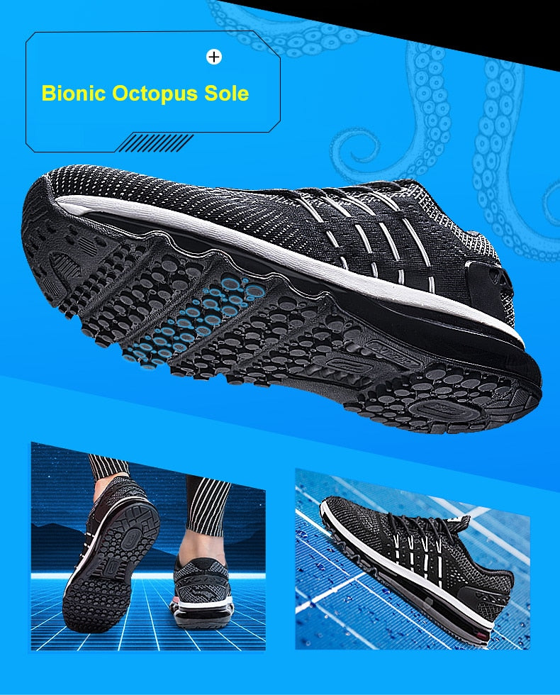 ONEMIX Summer Man Running Shoes Light Sport Shoes For Men Breathable Mesh Sneakers Outdoor Jogging Walking Shoes Plus Size 39-47