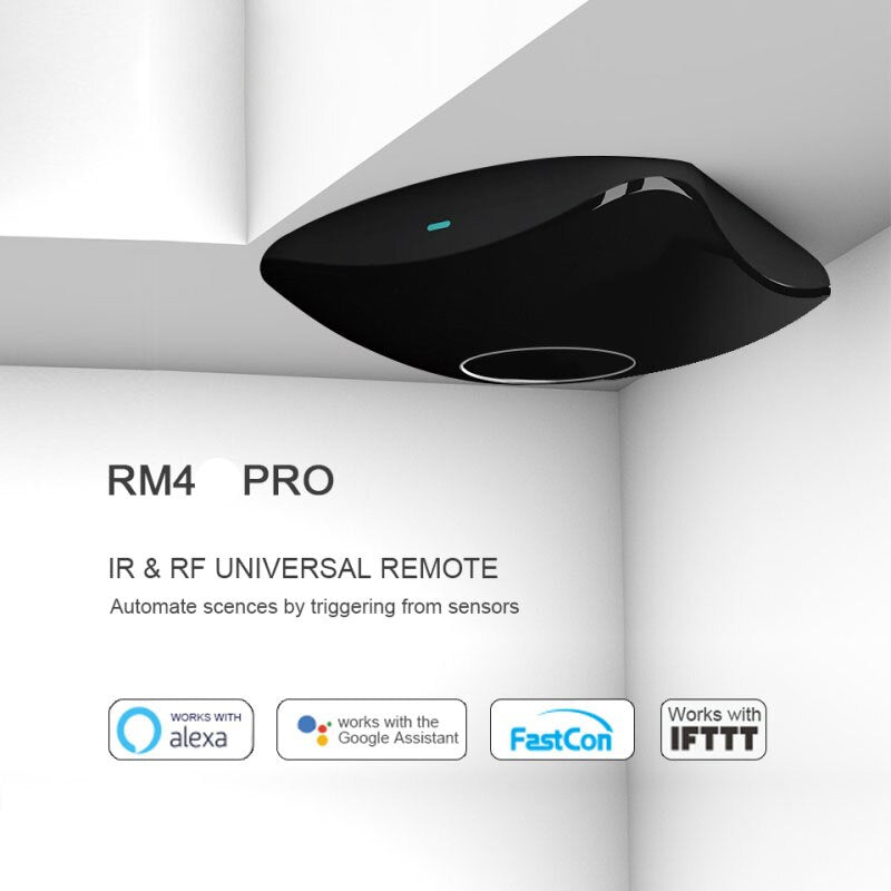 Broadlink RM4 Pro BestCon Rm4c Mini Wi-Fi Smart Universal Remote Voice Control mit Google Home &amp; Alexa Smart Home HUB