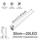 LED Under Cabinet Lights Hand Sweep Sensor Lamp 30 40 50cm Motion Sensor Light Wardrobe Closet For Bedroom Kitchen Light Home