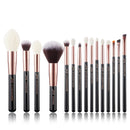 Jessup Professional Makeup Brushes Set 15pcs Make up Brush Natural-synthetic Foundation Powder Detail Eye Brush Pearl White T222