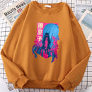 2022 Demon Slayer Japan Anime Men Hoody Autumn New Fashion Sweatshirt Harajuku Fleece Pullovers Personality Crewneck Men Hoodies