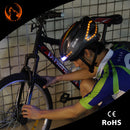Bicycle Helmet LED Turn Signal Tights Rechargeable Intergrally-molded Cycling Helmet Mountain Road Bike Helmet Sports Safety Hat