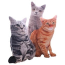 LREA 50cm 3D The simulation cat Cushion COVER Sofa /seat/bed/car /hotel Home Decoration Pillow case Covers