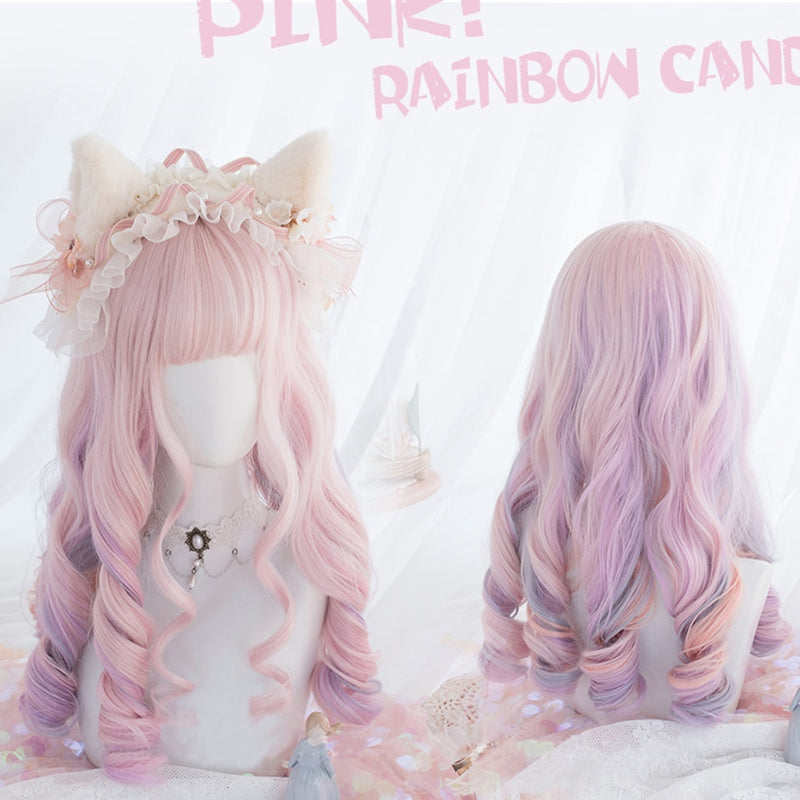 SHANGKE Synthetische Rot Schwarz Blond Weiß Lolita Perücken Für Frauen Lange Gerade Perücke Mit Pony Genshin Impact Cosplay Perücke