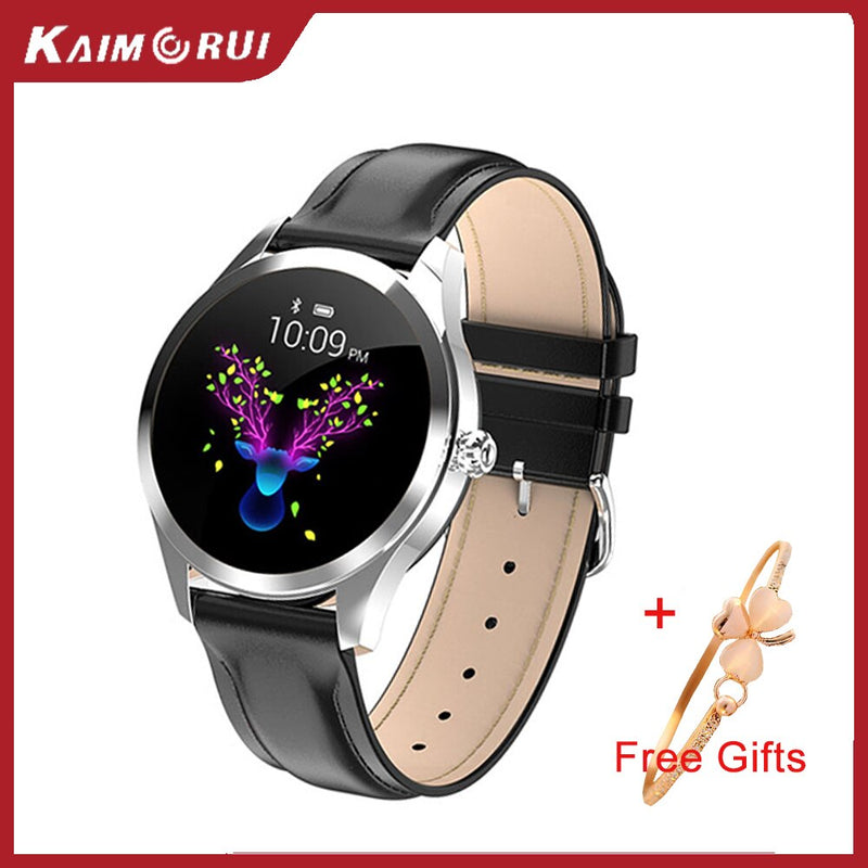 Smart Watch Women Waterproof IP68 Heart Rate Monitor Fitness Tracker Sport  Smartwatch Lovely Clock Connect For IOS Android