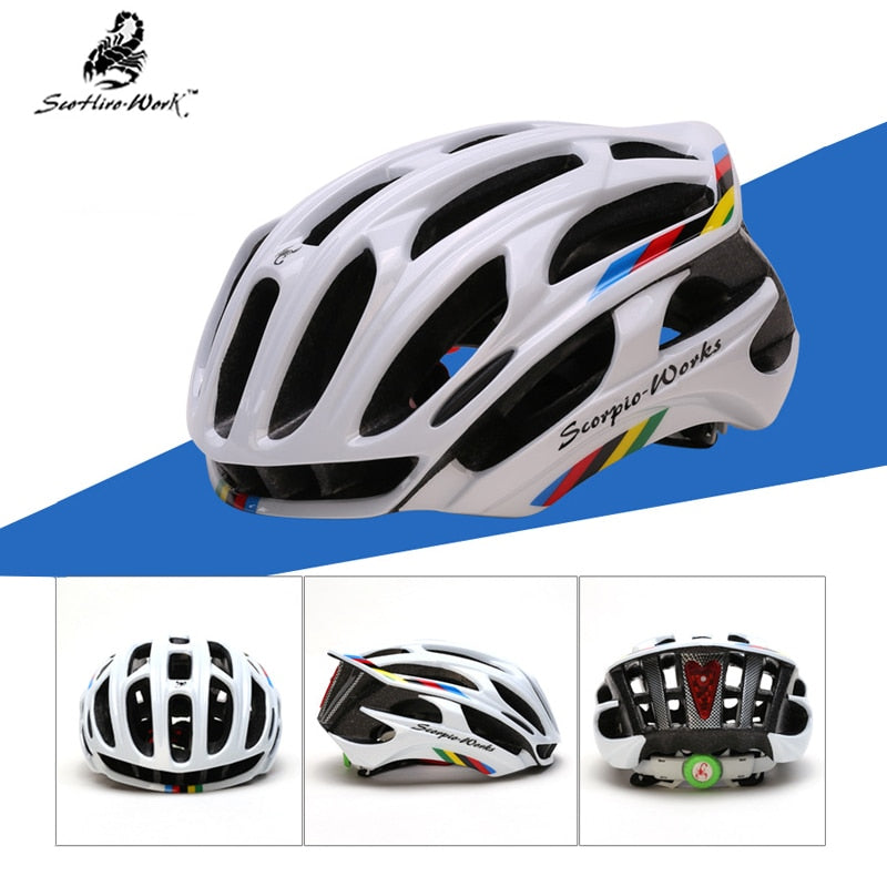 Casco Ciclismo Mtb Fahrrad Fahrradhelm ML Led Warnlicht Fahrradhelm Radfahren Capacete De Ciclismo Casco Bicicleta Casque