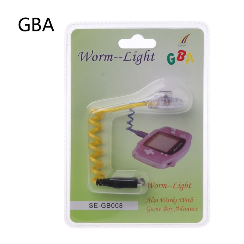 Nuevas lámparas LED de iluminación de luz de gusano Flexible de alta calidad para consola Nintendo Gameboy GBC GBP