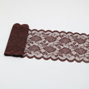 2 Yards Elastic Lace Ribbon Flowers Trim 150MM Wide Embroidery African Lace Fabric Trimmings For Wedding Dress Sewing Diy Crafts