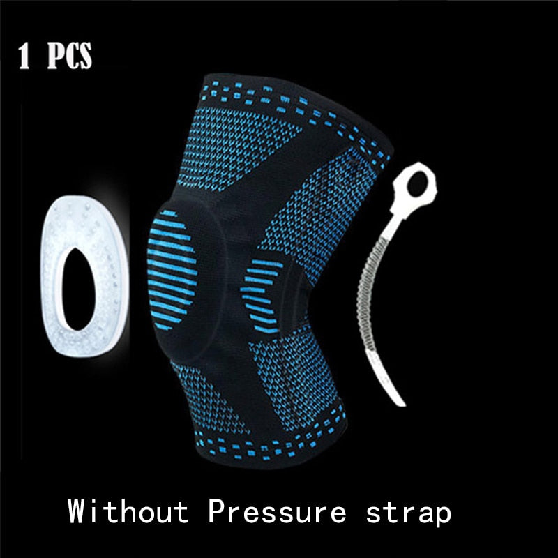 1 STÜCKE Knieschoner Kompression Fitness Knieschoner Laufen Basketball Kniestütze Sport Brace Sleeve Volleyball Patella Protect Guard