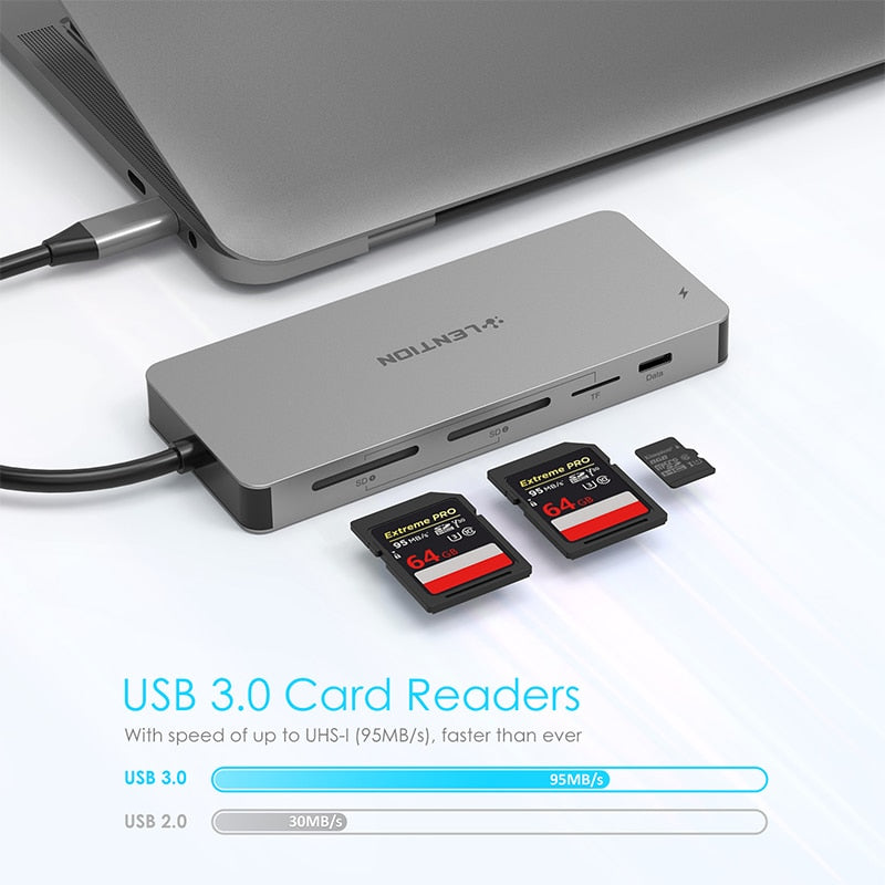 Base de adaptador USB HUB a Multi USB 3,0 HDMI para M1 MacBook Pro Air 13,3 accesorios USB-C tipo C SD TF Splitter 11 puertos USB C HUB