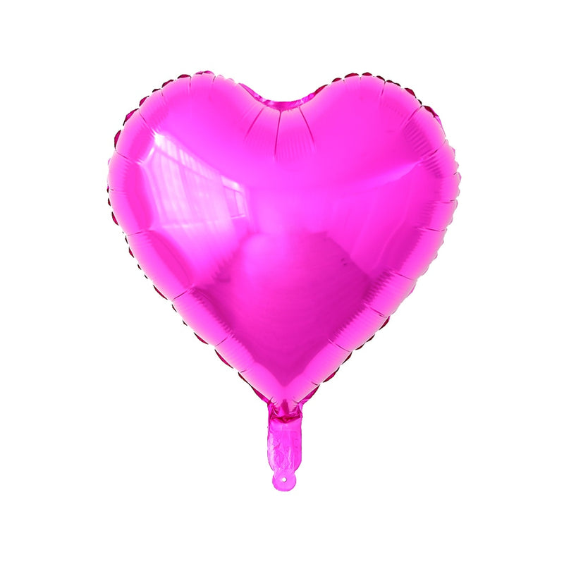 50 Uds. De Globos de aluminio con forma de corazón de estrella de 18 pulgadas, Globos inflables de helio, decoraciones para fiesta de cumpleaños, Globos de compromiso de boda para niños