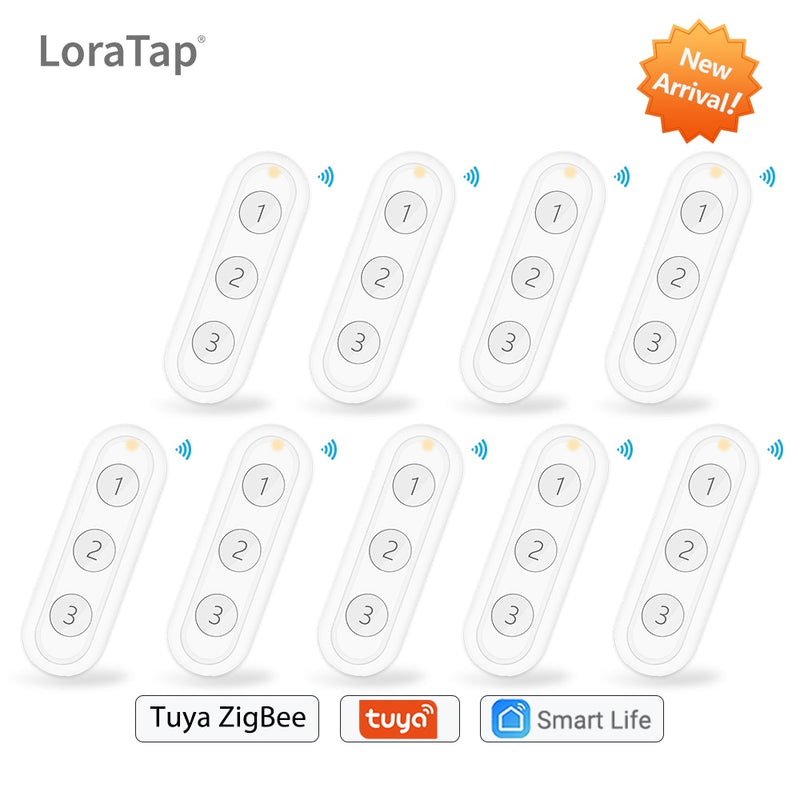 Tuya Smart Life ZigBee Smart Home Wireless Switch 3 Gangs Remote Control Hub Erforderlicher Scene Button Assistant Zigbee2MQTT