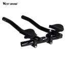 Bicycle Rest TT Handlebar Clip on Aero Bars Handlebar Extension Triathlon Aerobars Tri Bars MTB Road Bike Cycling Rest Handlebar