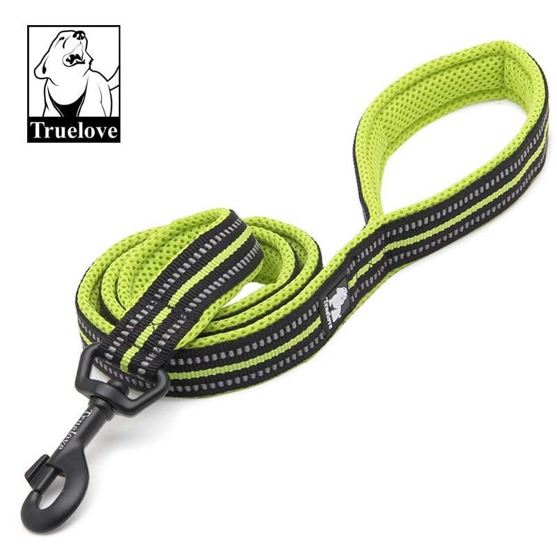 Truelove Soft mesh Nylon Dog Leash Double Trickness Running Reflective safe Walking Training Pet Dog Lead leash Stock 200cm hot