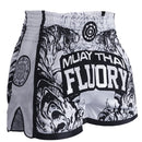 FLUORY Muay Thai Shorts Free  Combat Mixed Martial Arts Boxing Training Match Pants
